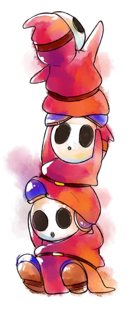 Creative Fanart Ideas of Shy Guy in the Mario Universe .